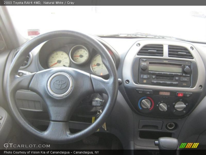 Natural White / Gray 2003 Toyota RAV4 4WD