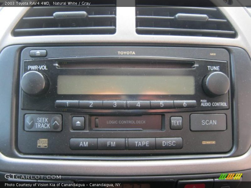 Natural White / Gray 2003 Toyota RAV4 4WD