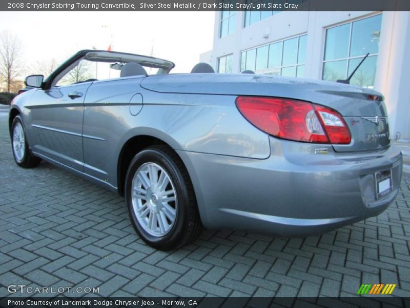 Silver Steel Metallic / Dark Slate Gray/Light Slate Gray 2008 Chrysler Sebring Touring Convertible
