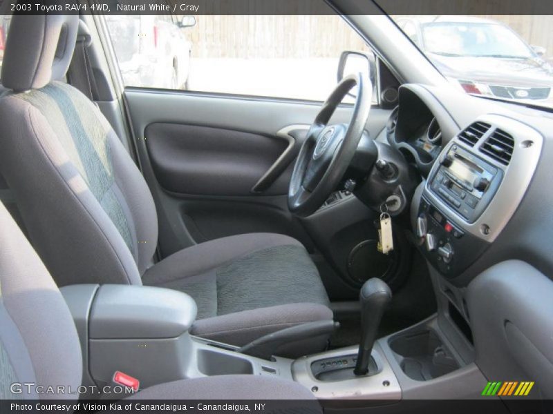 Natural White / Gray 2003 Toyota RAV4 4WD