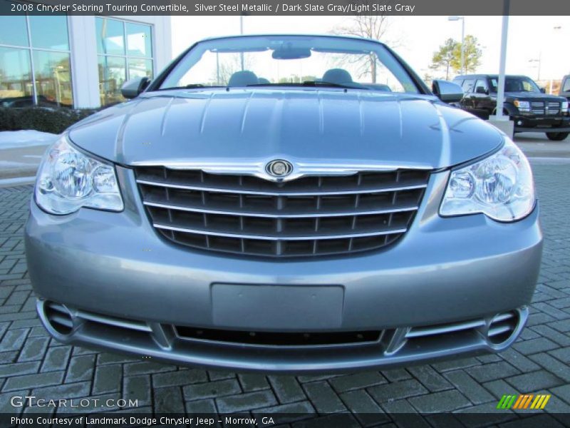 Silver Steel Metallic / Dark Slate Gray/Light Slate Gray 2008 Chrysler Sebring Touring Convertible