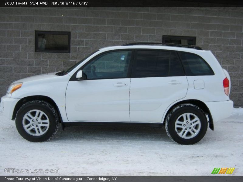 Natural White / Gray 2003 Toyota RAV4 4WD