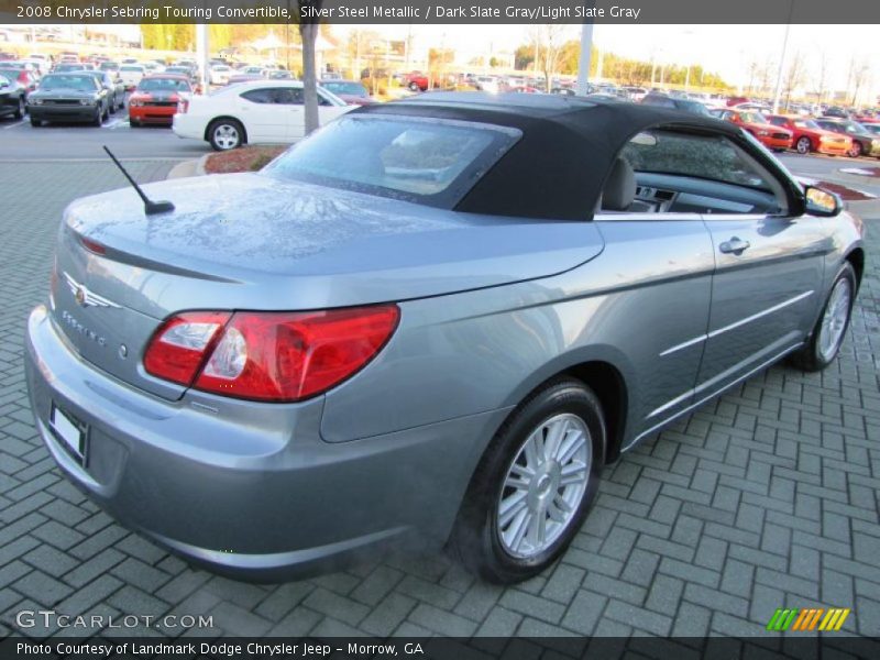Silver Steel Metallic / Dark Slate Gray/Light Slate Gray 2008 Chrysler Sebring Touring Convertible