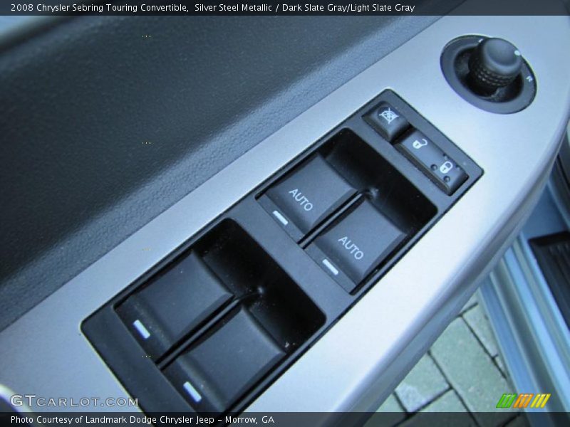 Silver Steel Metallic / Dark Slate Gray/Light Slate Gray 2008 Chrysler Sebring Touring Convertible