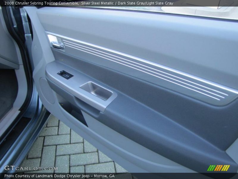 Silver Steel Metallic / Dark Slate Gray/Light Slate Gray 2008 Chrysler Sebring Touring Convertible