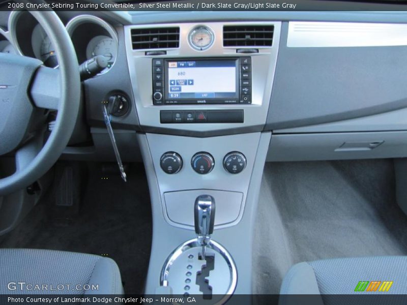 Silver Steel Metallic / Dark Slate Gray/Light Slate Gray 2008 Chrysler Sebring Touring Convertible