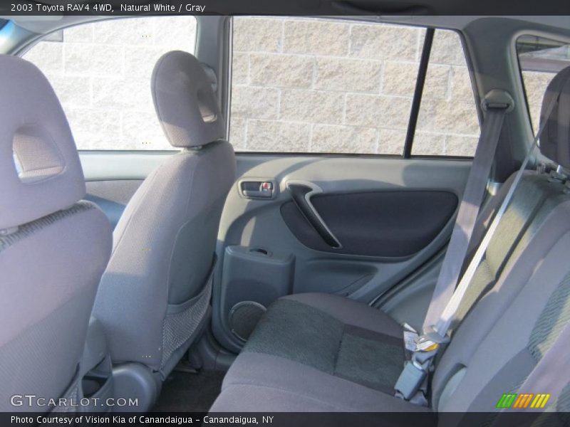 Natural White / Gray 2003 Toyota RAV4 4WD
