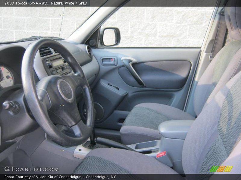 Natural White / Gray 2003 Toyota RAV4 4WD