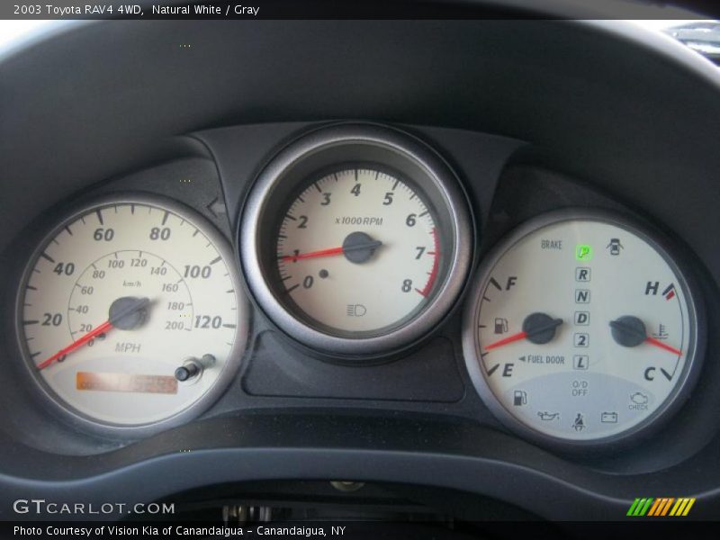 Natural White / Gray 2003 Toyota RAV4 4WD