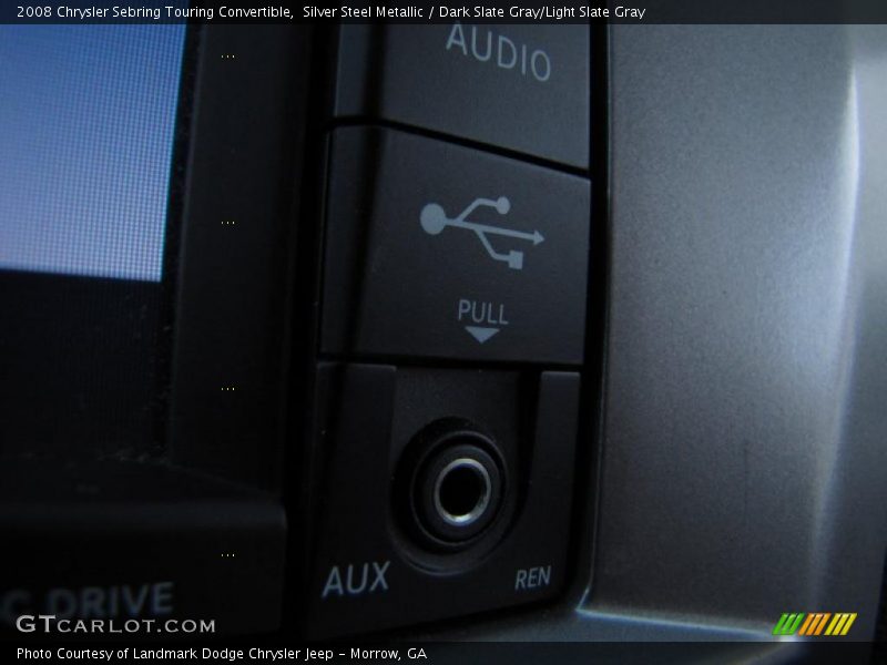 Silver Steel Metallic / Dark Slate Gray/Light Slate Gray 2008 Chrysler Sebring Touring Convertible