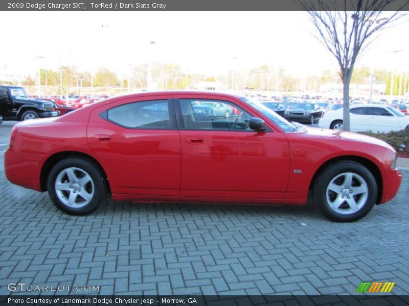 TorRed / Dark Slate Gray 2009 Dodge Charger SXT