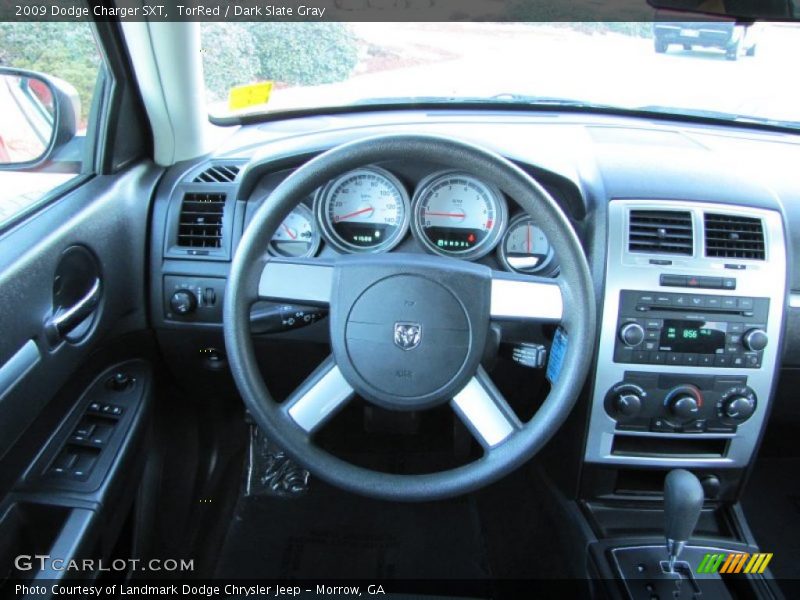 TorRed / Dark Slate Gray 2009 Dodge Charger SXT