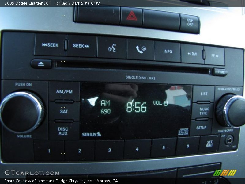 TorRed / Dark Slate Gray 2009 Dodge Charger SXT