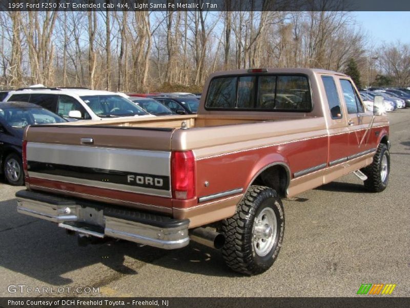  1995 F250 XLT Extended Cab 4x4 Light Santa Fe Metallic