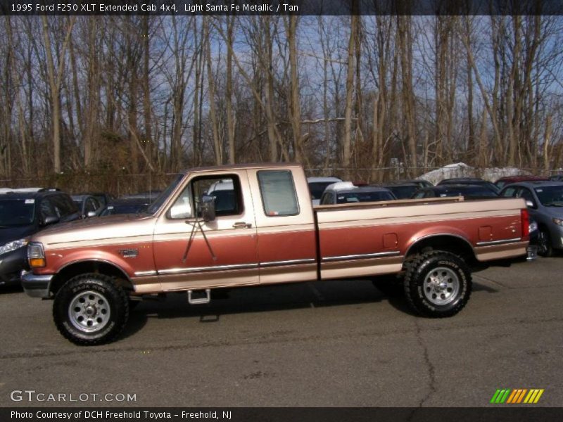  1995 F250 XLT Extended Cab 4x4 Light Santa Fe Metallic