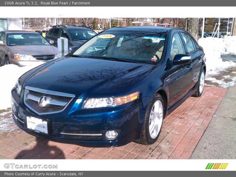 Royal Blue Pearl / Parchment 2008 Acura TL 3.2