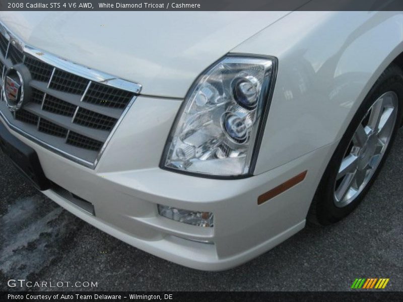 White Diamond Tricoat / Cashmere 2008 Cadillac STS 4 V6 AWD