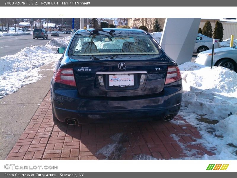 Royal Blue Pearl / Parchment 2008 Acura TL 3.2