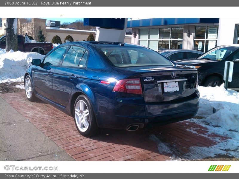 Royal Blue Pearl / Parchment 2008 Acura TL 3.2