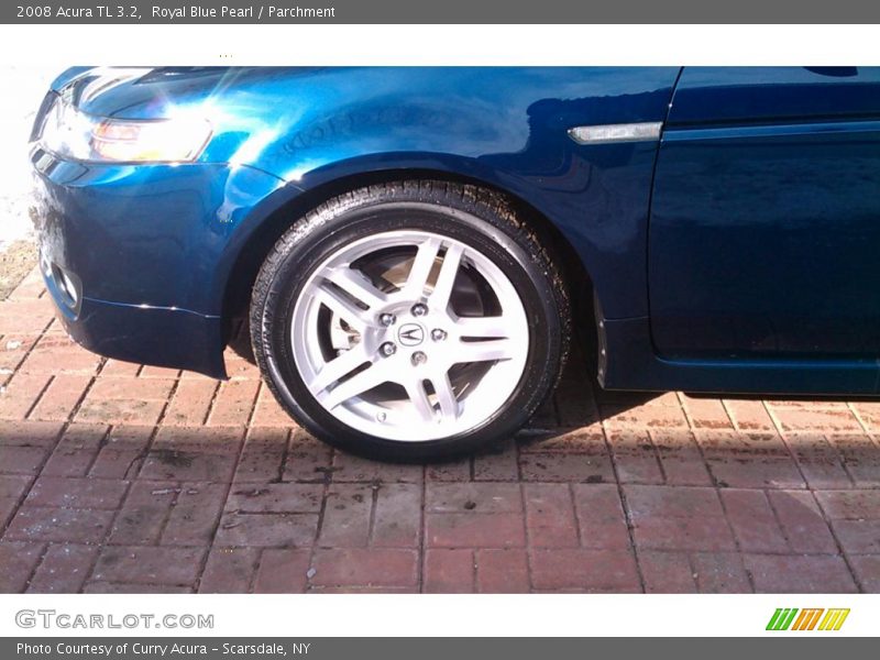 Royal Blue Pearl / Parchment 2008 Acura TL 3.2