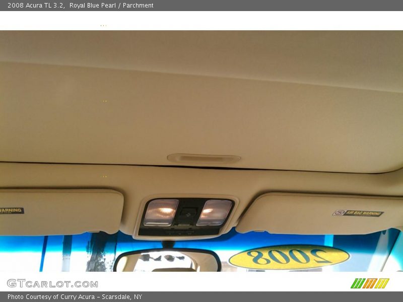Royal Blue Pearl / Parchment 2008 Acura TL 3.2