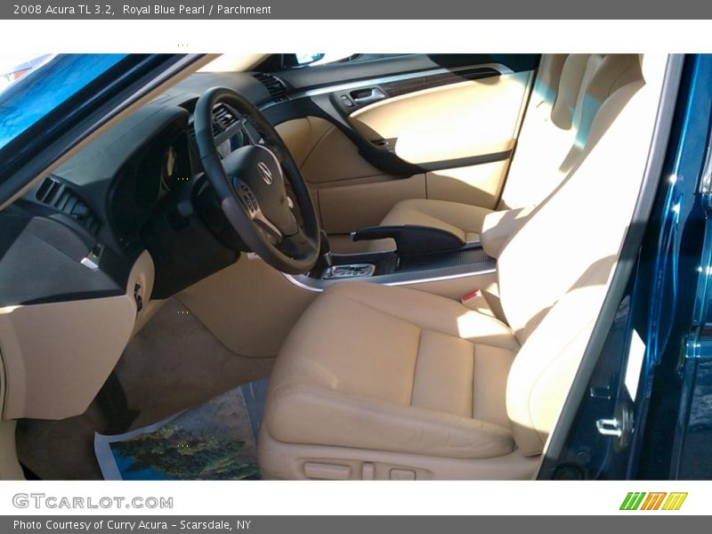 Royal Blue Pearl / Parchment 2008 Acura TL 3.2