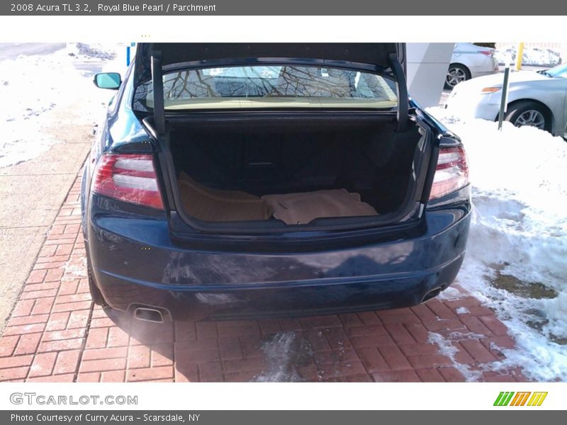 Royal Blue Pearl / Parchment 2008 Acura TL 3.2
