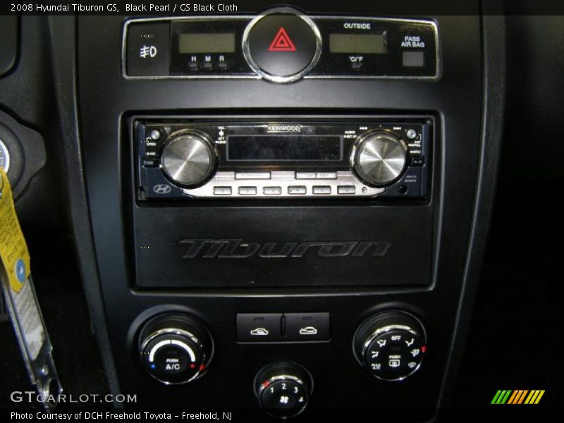 Black Pearl / GS Black Cloth 2008 Hyundai Tiburon GS