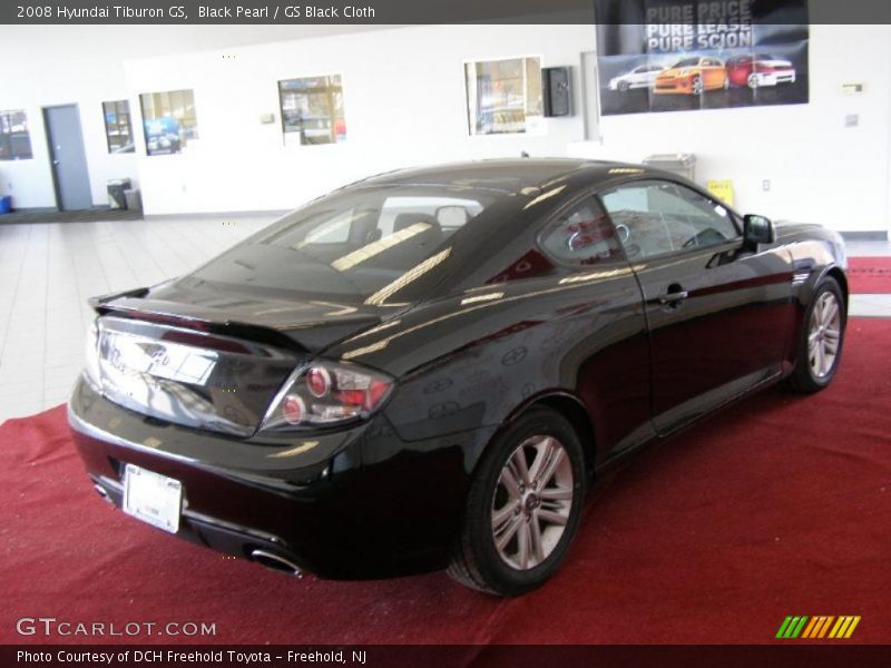 Black Pearl / GS Black Cloth 2008 Hyundai Tiburon GS