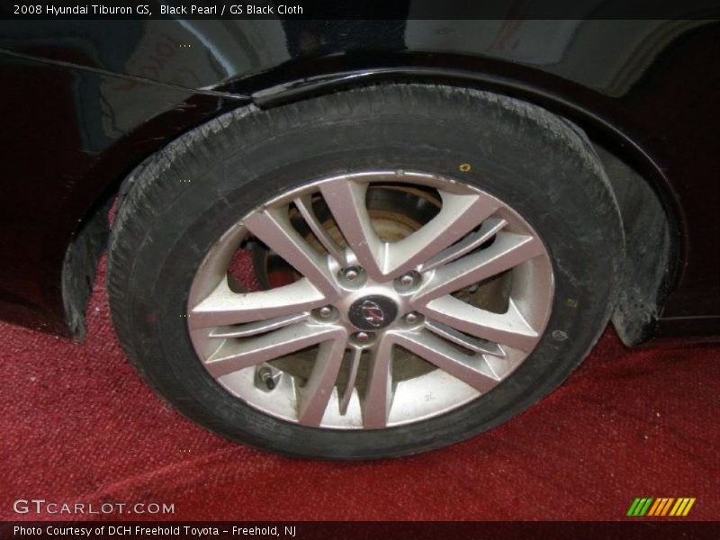 Black Pearl / GS Black Cloth 2008 Hyundai Tiburon GS