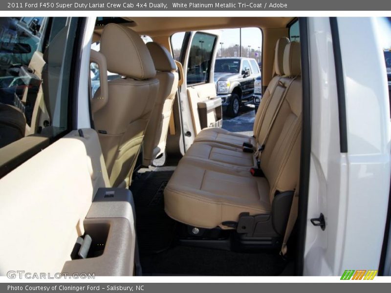  2011 F450 Super Duty Lariat Crew Cab 4x4 Dually Adobe Interior