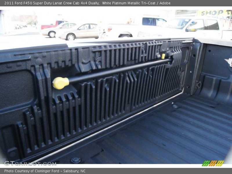 White Platinum Metallic Tri-Coat / Adobe 2011 Ford F450 Super Duty Lariat Crew Cab 4x4 Dually