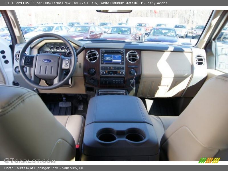 Dashboard of 2011 F450 Super Duty Lariat Crew Cab 4x4 Dually