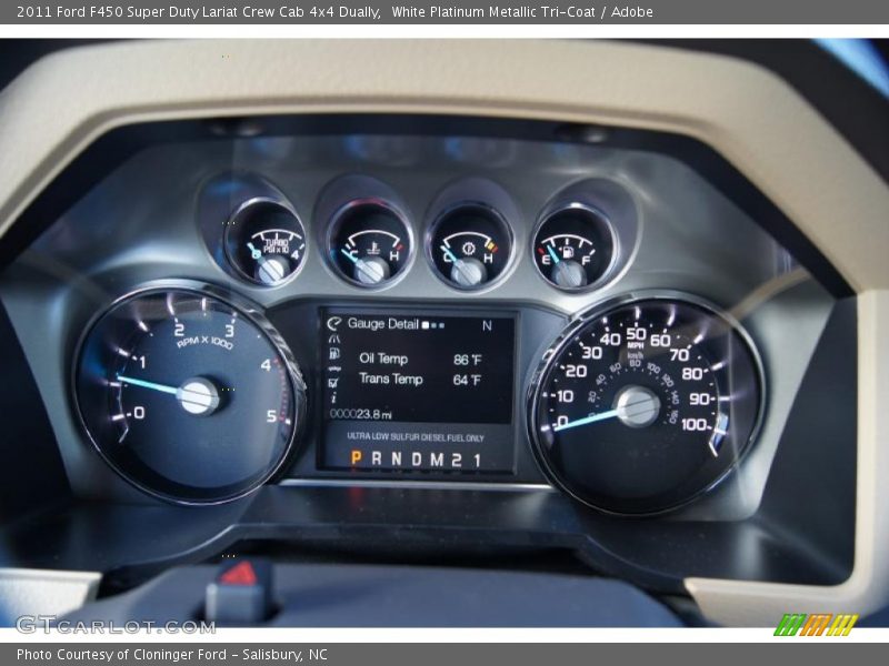  2011 F450 Super Duty Lariat Crew Cab 4x4 Dually Lariat Crew Cab 4x4 Dually Gauges