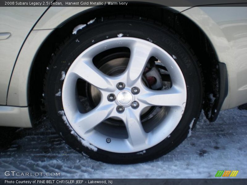 Harvest Gold Metallic / Warm Ivory 2008 Subaru Legacy 2.5i Sedan