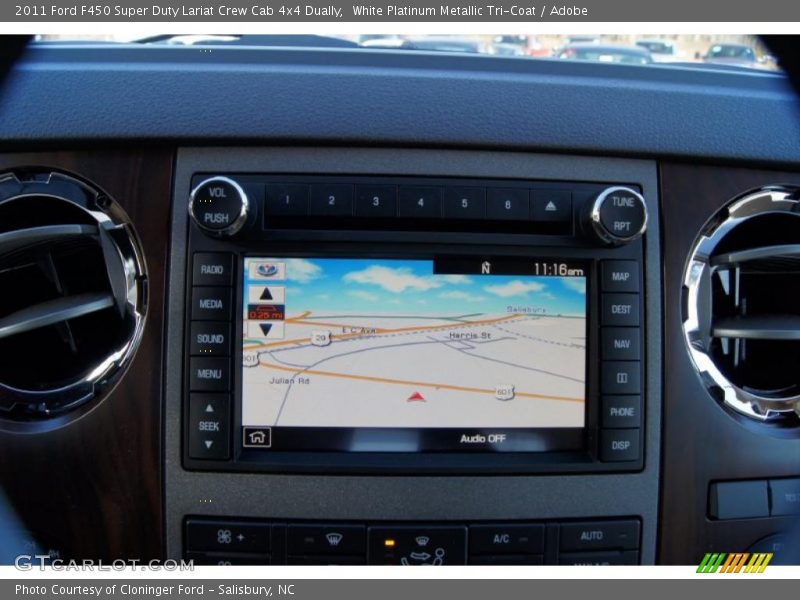 Navigation of 2011 F450 Super Duty Lariat Crew Cab 4x4 Dually