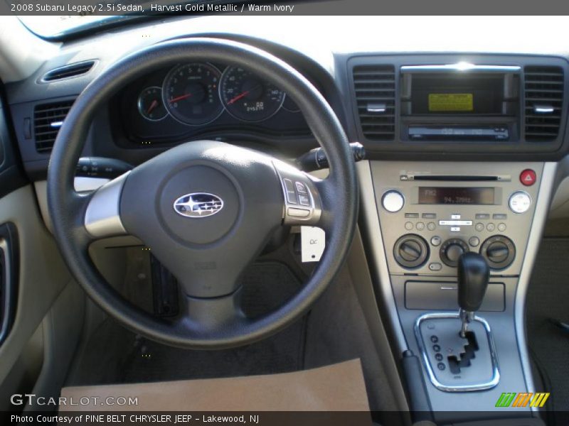 Harvest Gold Metallic / Warm Ivory 2008 Subaru Legacy 2.5i Sedan