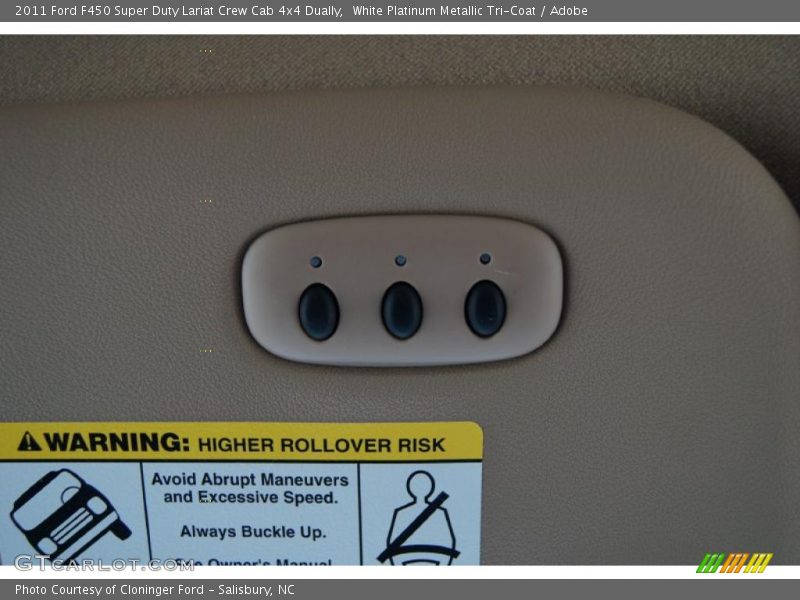 White Platinum Metallic Tri-Coat / Adobe 2011 Ford F450 Super Duty Lariat Crew Cab 4x4 Dually