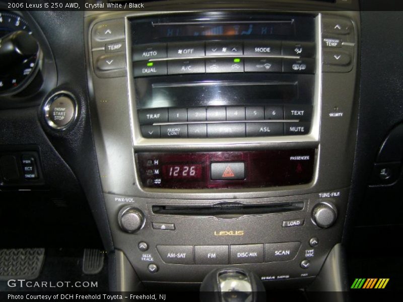 Crystal White / Black 2006 Lexus IS 250 AWD