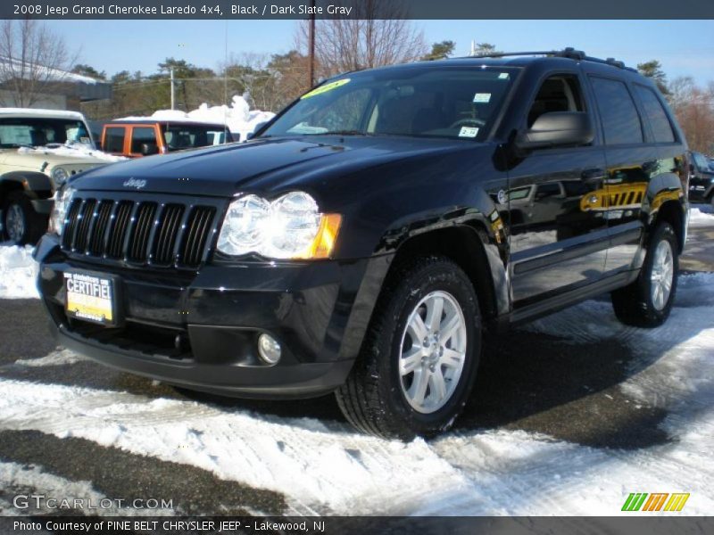 Black / Dark Slate Gray 2008 Jeep Grand Cherokee Laredo 4x4