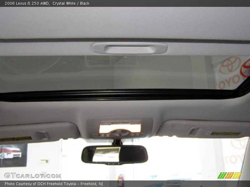 Crystal White / Black 2006 Lexus IS 250 AWD