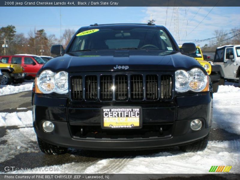Black / Dark Slate Gray 2008 Jeep Grand Cherokee Laredo 4x4