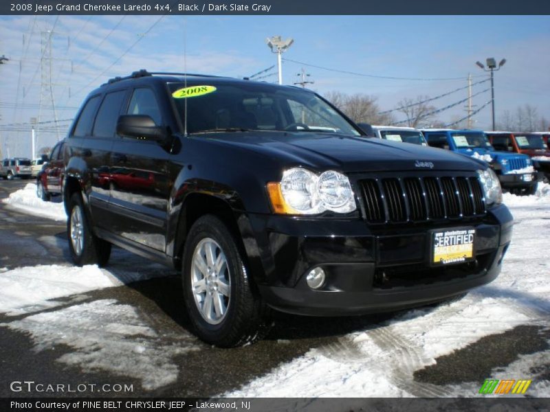 Black / Dark Slate Gray 2008 Jeep Grand Cherokee Laredo 4x4