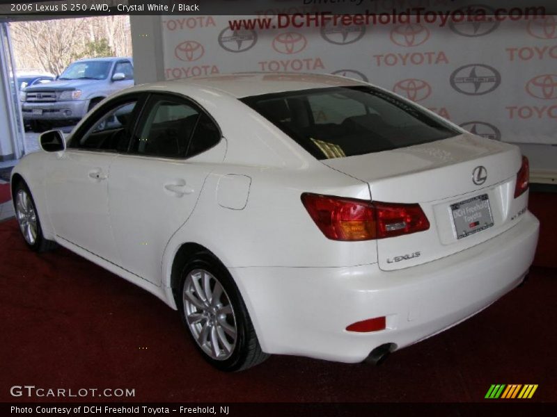 Crystal White / Black 2006 Lexus IS 250 AWD