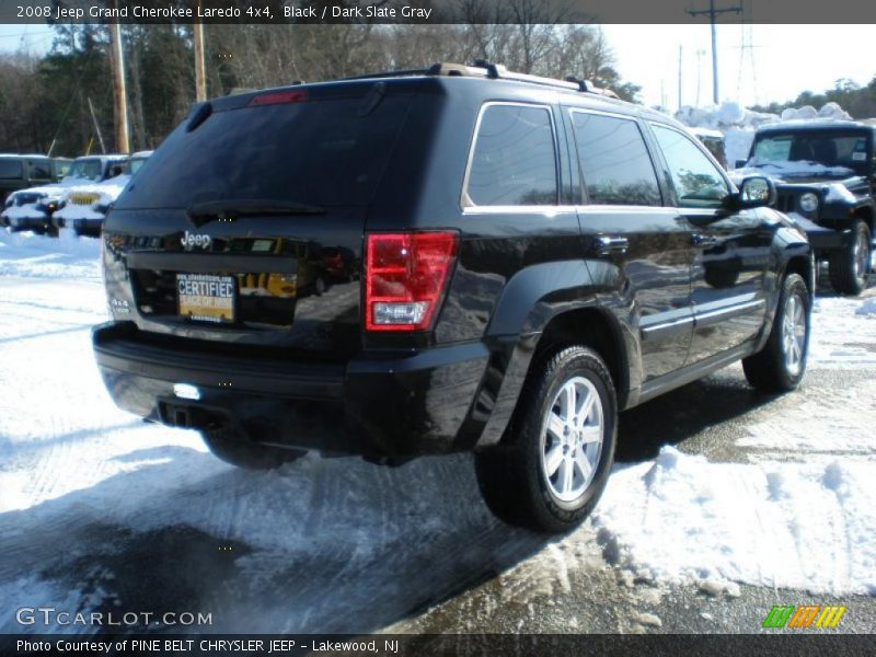 Black / Dark Slate Gray 2008 Jeep Grand Cherokee Laredo 4x4