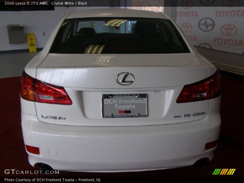 Crystal White / Black 2006 Lexus IS 250 AWD