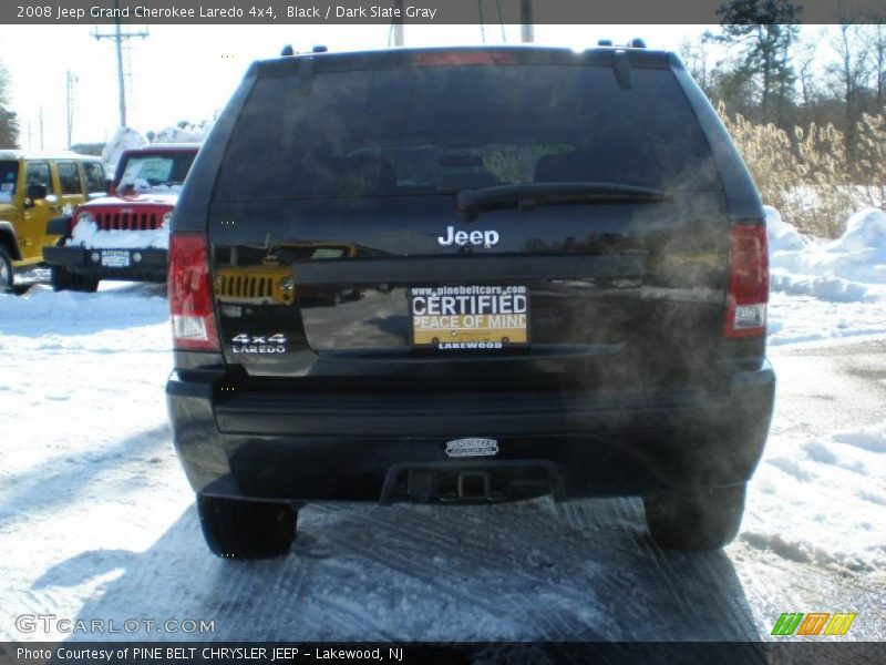 Black / Dark Slate Gray 2008 Jeep Grand Cherokee Laredo 4x4