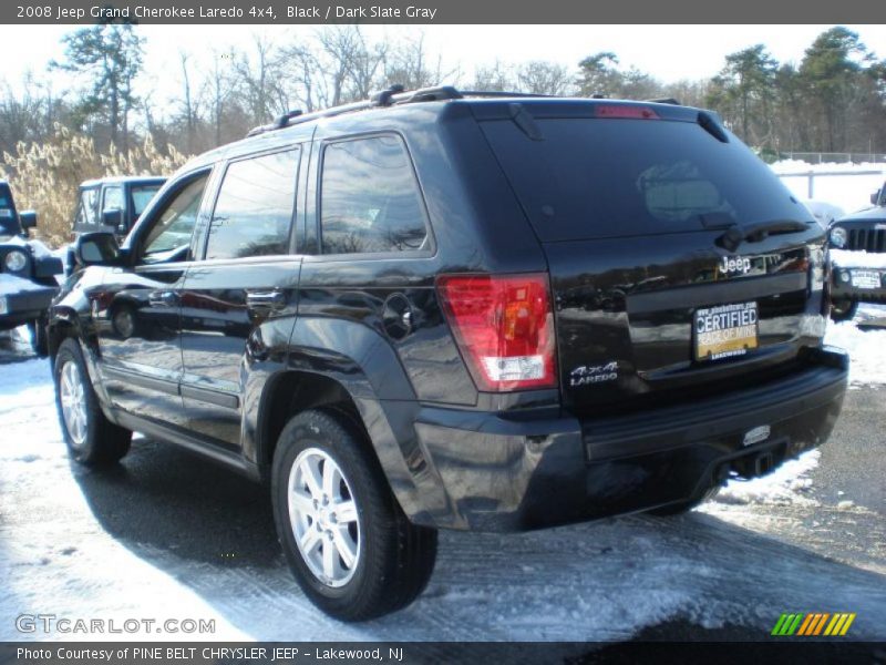 Black / Dark Slate Gray 2008 Jeep Grand Cherokee Laredo 4x4