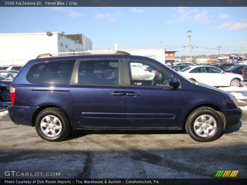 Velvet Blue / Gray 2006 Kia Sedona EX
