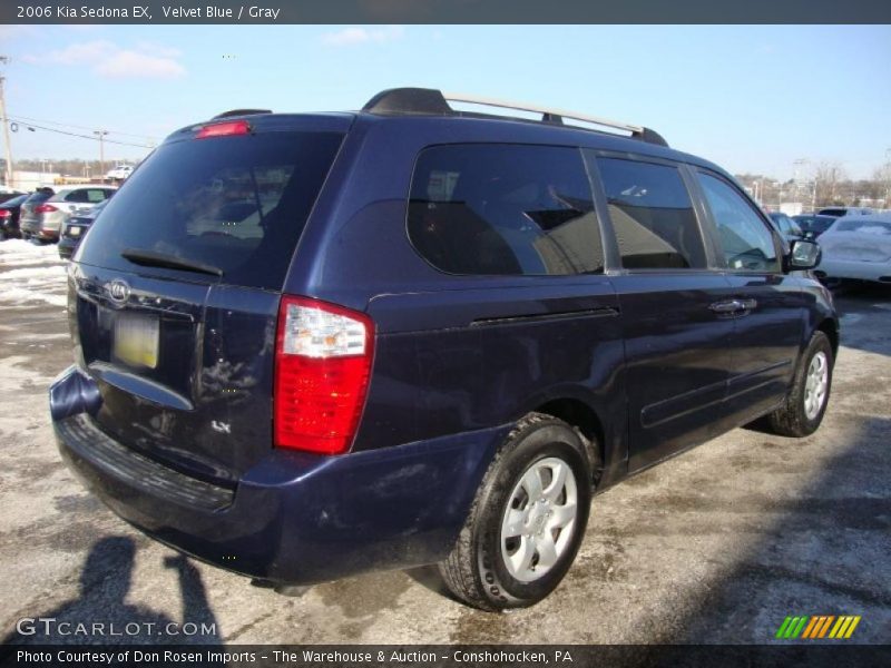 Velvet Blue / Gray 2006 Kia Sedona EX